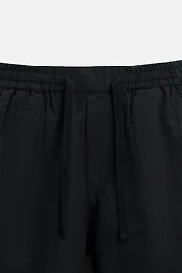 RELAXED FIT COTTON LINEN PANTS