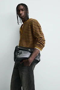 CARDIGAN EN JACQUARD À RAYURES