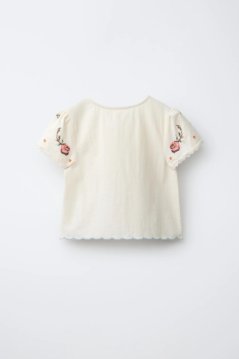 BLOUSE BRODÉE