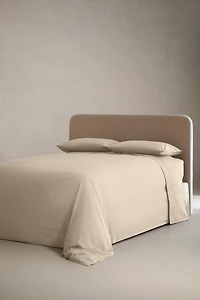 PERCALE COTTON FLAT SHEET (300 THREAD COUNT)