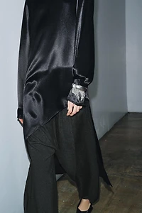 BLOUSE LONGUE ASYMÉTRIQUE ZW COLLECTION