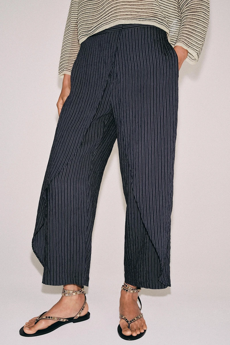 PANTALON PARÉO À RAYURES ZW COLLECTION