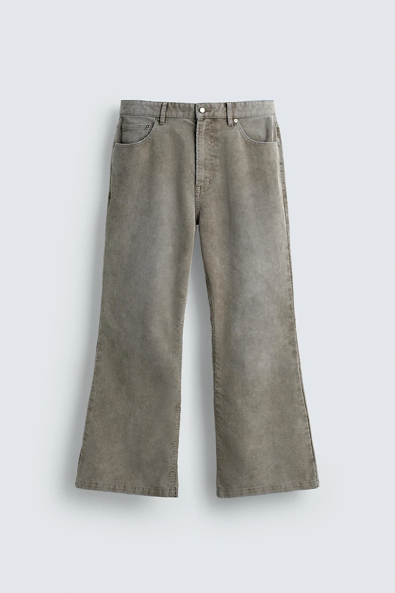 FLARE FIT CORDUROY PANTS