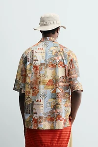 CHEMISE RELAXED FIT À IMPRIMÉ RUES