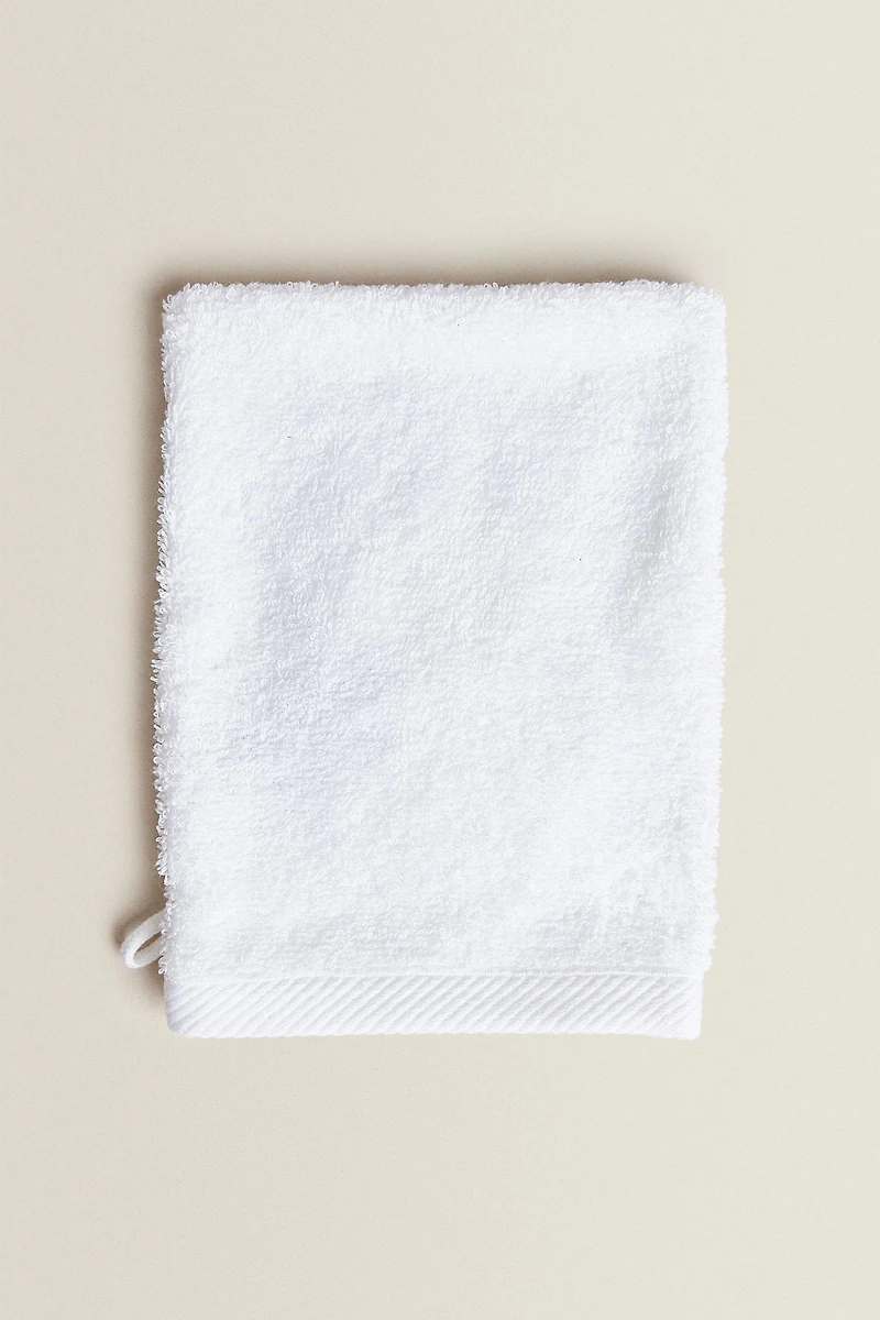 GANT DE TOILETTE COTON ÉPONGE