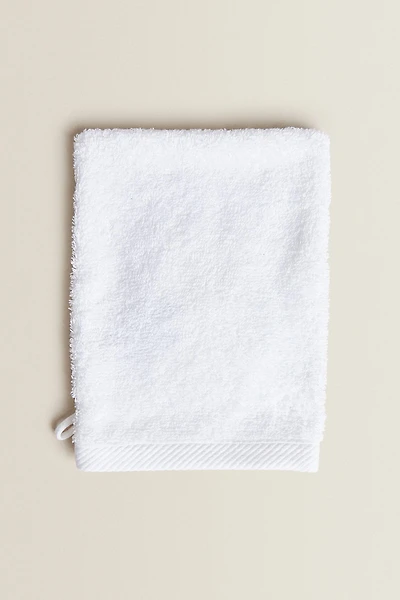 GANT DE TOILETTE COTON ÉPONGE