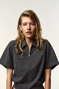 SOFT SHORT SLEEVE CARDIGAN