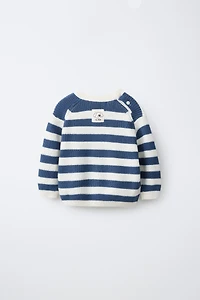 STRIPED KNIT JUMPER