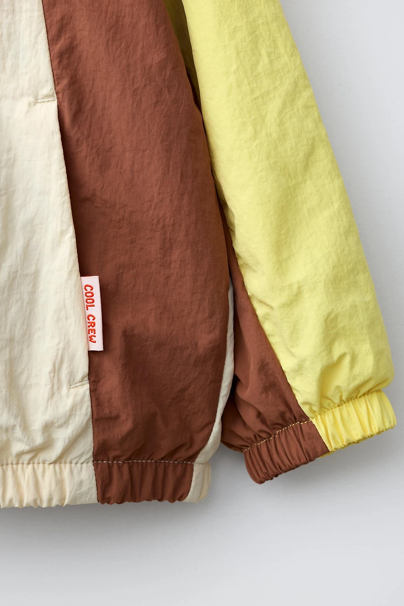 LIGHTWEIGHT COLORBLOCK RAINCOAT