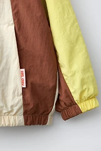LIGHTWEIGHT COLORBLOCK RAINCOAT