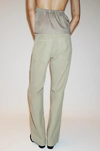 STRAIGHT PAJAMA PANTS