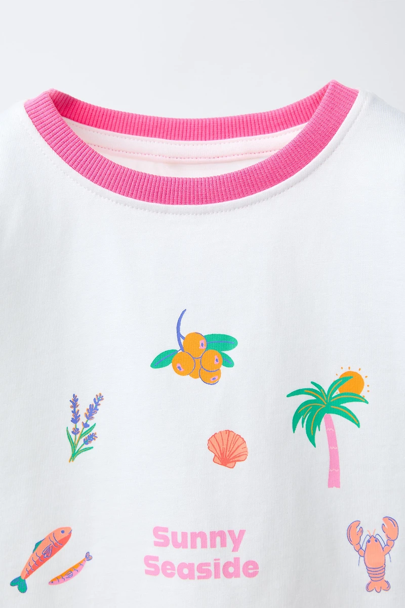 T-SHIRT MOTIFS IMPRIMÉS
