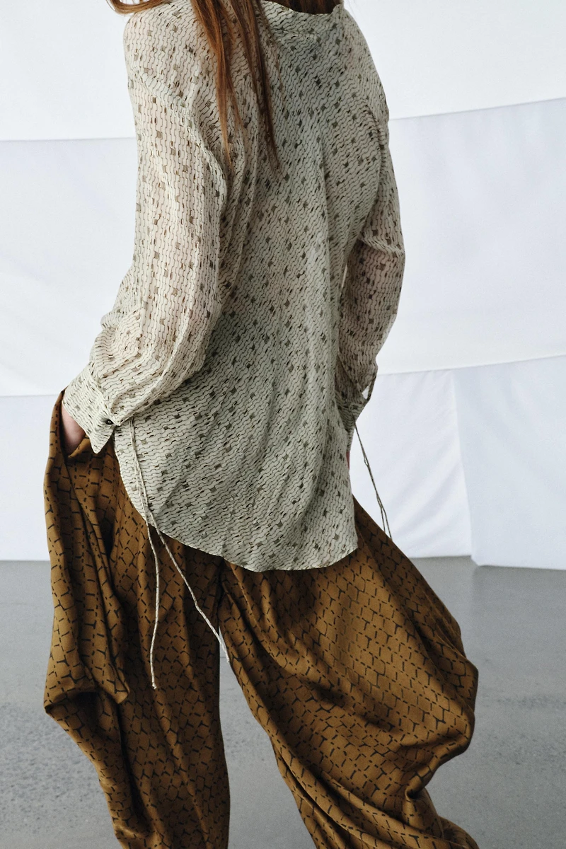 CHEMISE FLUIDE IMPRIMÉE ZW COLLECTION