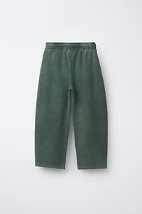 WASHED EFFECT BALLOON PANTS