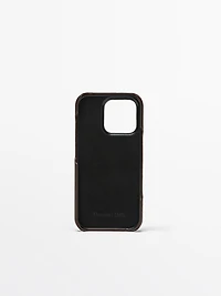 Coque iPhone 16 Pro en cuir nappa