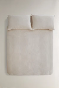 MINI WAFFLE COTTON DUVET COVER
