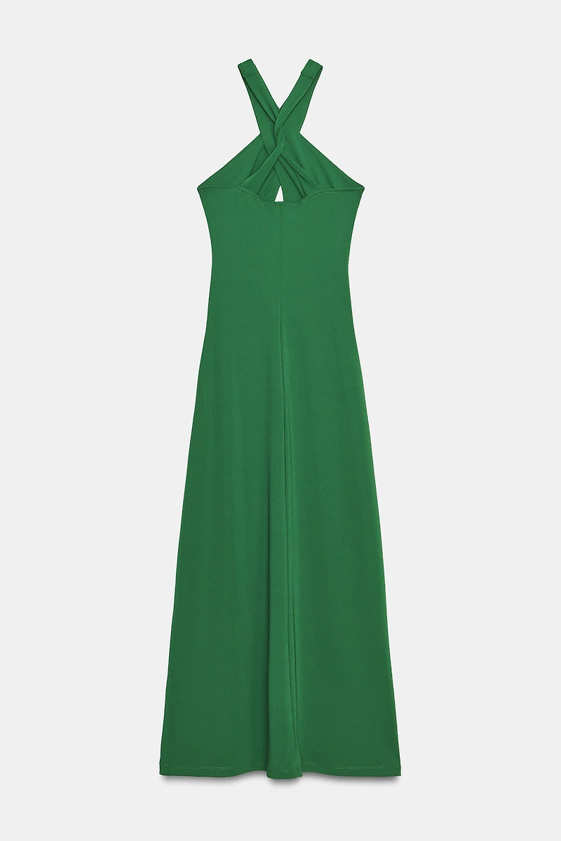 FLOWY WRAP DRESS