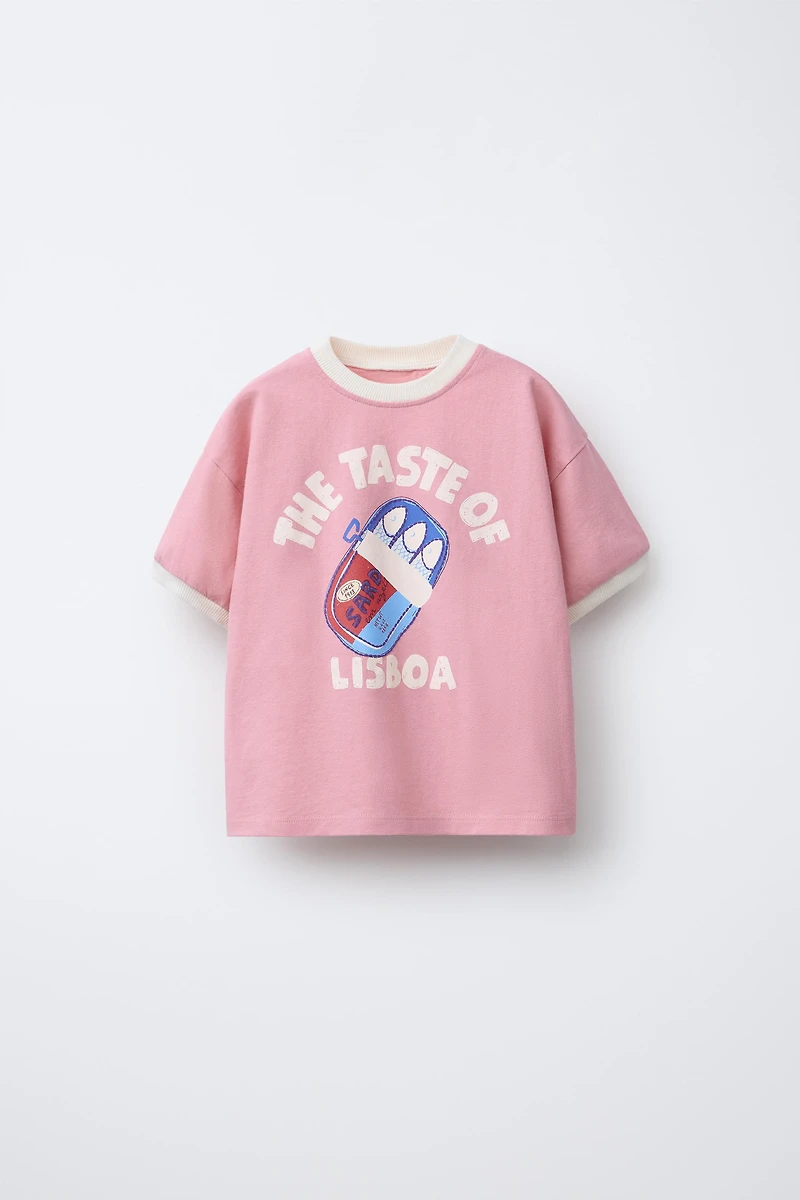 SARDINE PRINT T-SHIRT