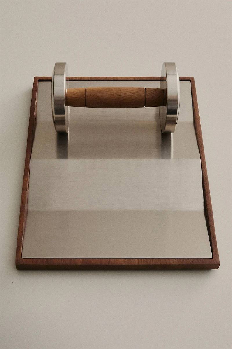 OAK WOOD STEEL DUMBBELL STAND