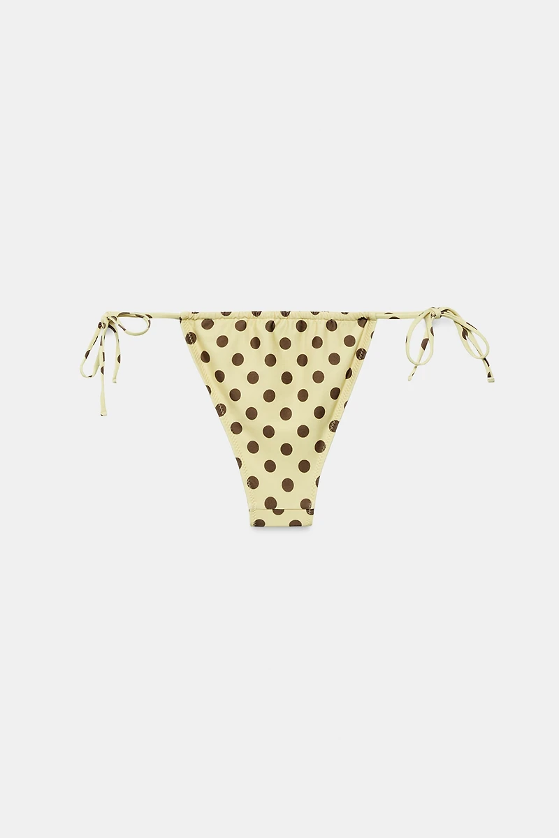 BAS DE BIKINI À IMPRIMÉ POIS
