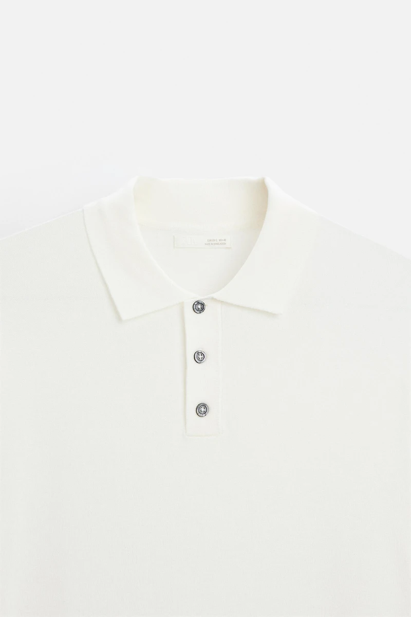 POLO EN MAILLE REGULAR FIT