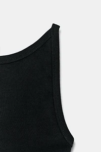HALTER RIB TOP