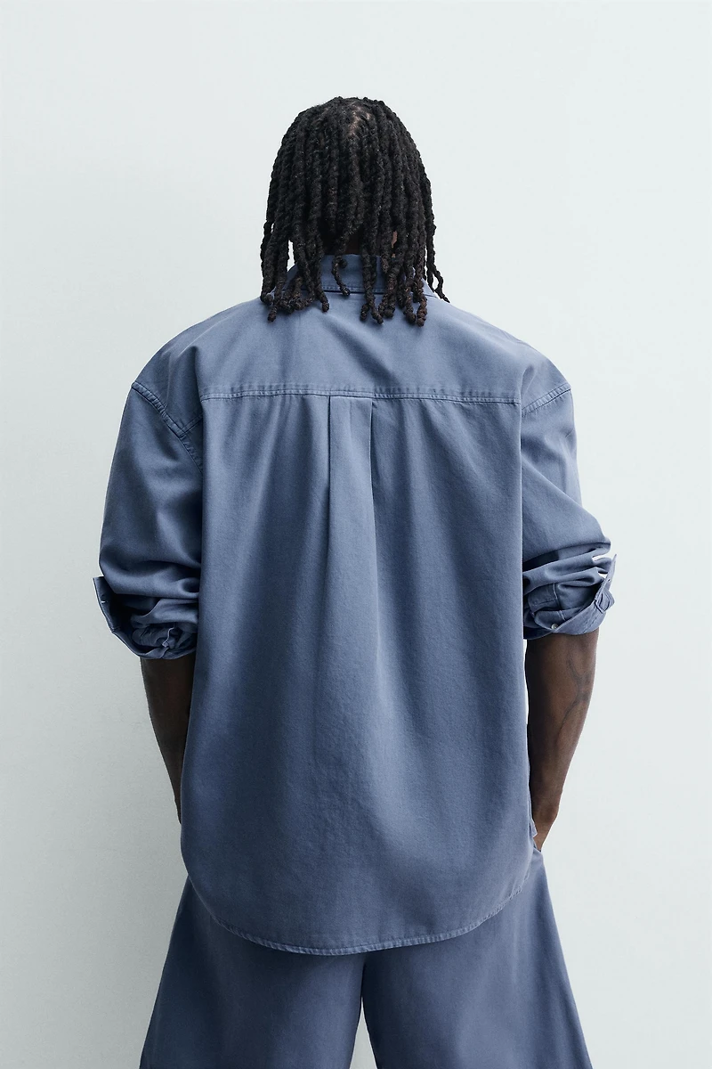 WASHED RELAXED FIT SHIRT