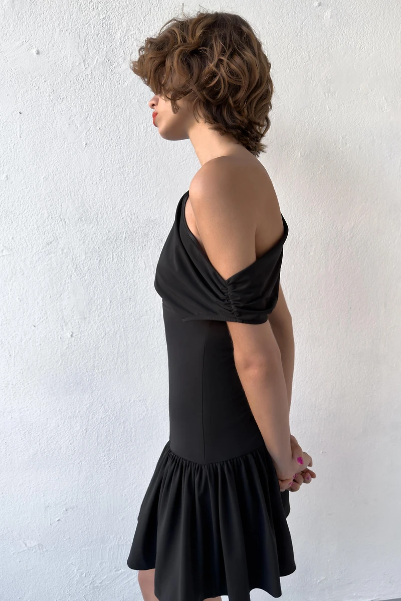 ASYMMETRIC SHORT DRESS