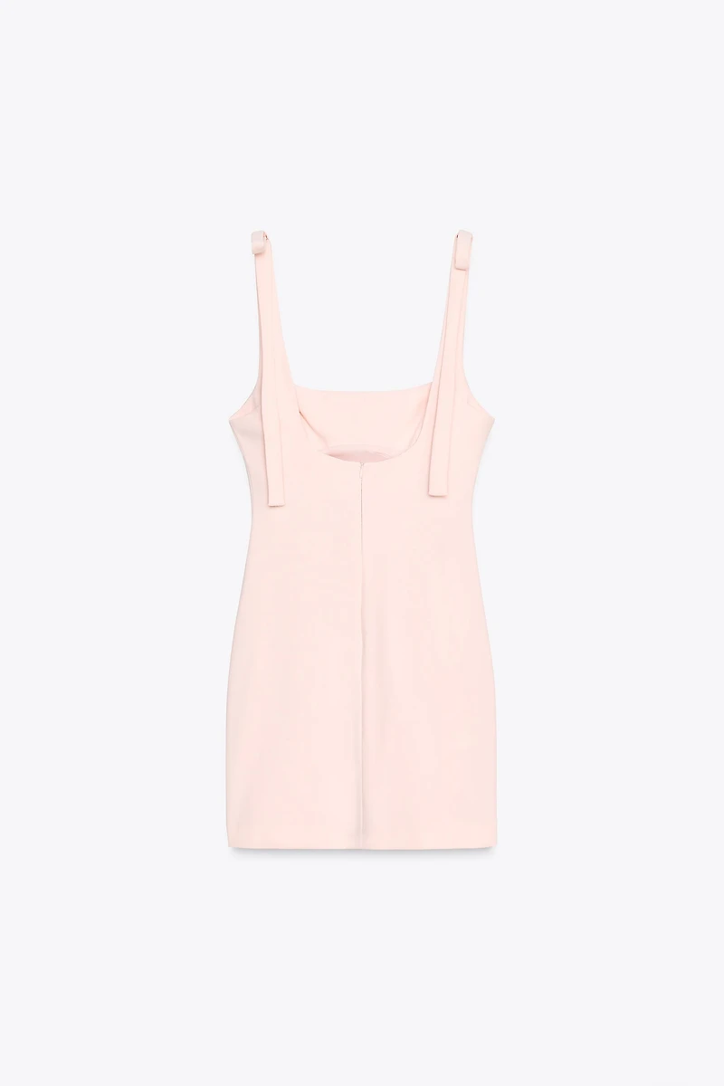 SHORT TIE-STRAP DRESS