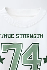 T-SHIRT IMPRIMÉ VARSITY