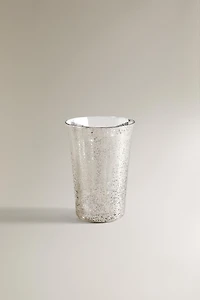 MERCURIZED GLASS CHRISTMAS TUMBLER