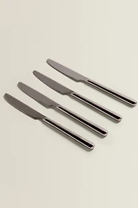 SET OF SHINY STEEL KNIVES (SET OF 4)