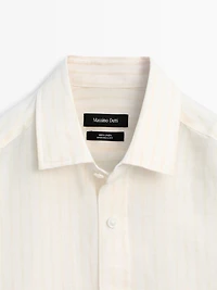 100% linen regular fit shirt