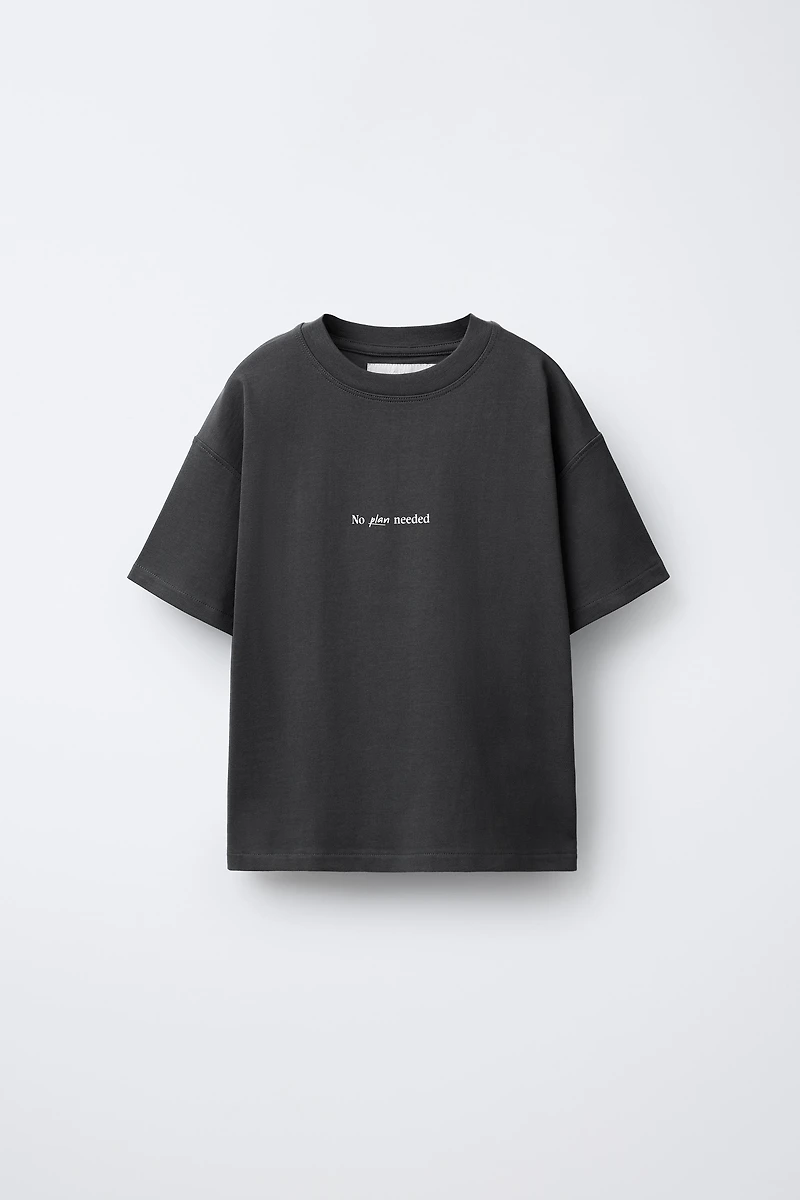 TEXT PRINT T-SHIRT