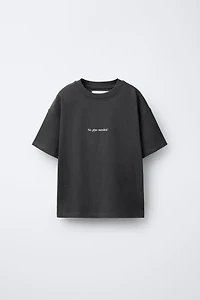 TEXT PRINT T-SHIRT