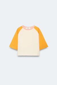 2-14 YEARS/ CONTRAST RAGLAN SLEEVE T-SHIRT LIMITED EDITION