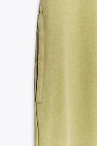 WASHED INTERLOCK JUMPSUIT