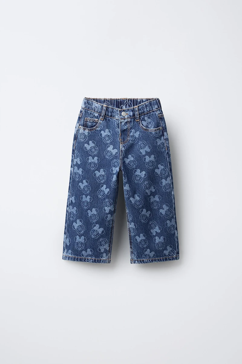 MINNIE MOUSE © DISNEY PRINT CULOTTE JEANS