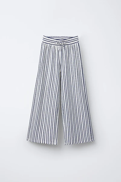 STRIPED STRAIGHT LEG PANTS