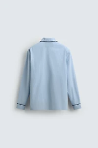 CHEMISE POLO PYJAMA JACQUARD