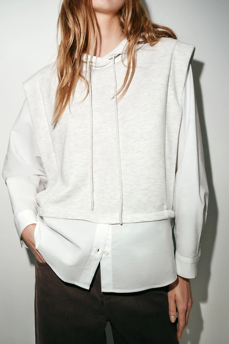 HOODED SWEATSHIRT SHIRT