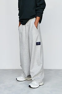 PANTALON EN MOLLETON BARREL ÉTIQUETTE