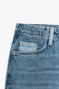 JUPE MIDI EN JEAN COMBINÉ Z1975