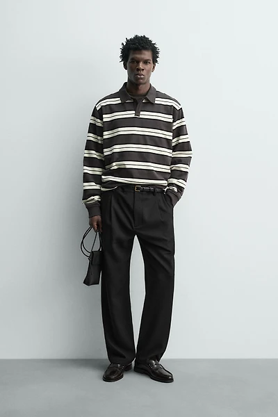 POLO REGULAR FIT À RAYURES
