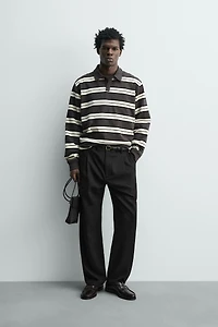 POLO REGULAR FIT À RAYURES