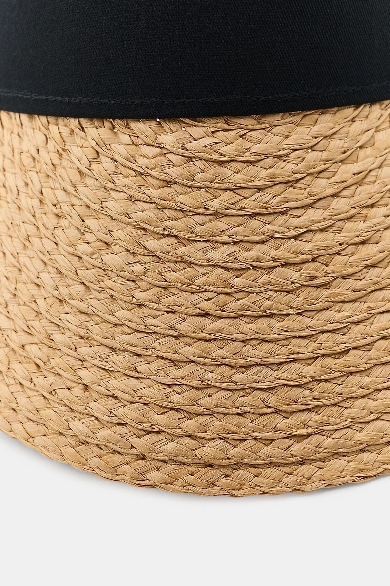 CONTRAST STRAP HEADBAND VISOR