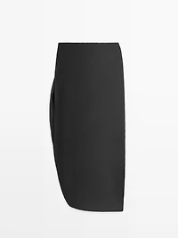 100% ramie pareo skirt