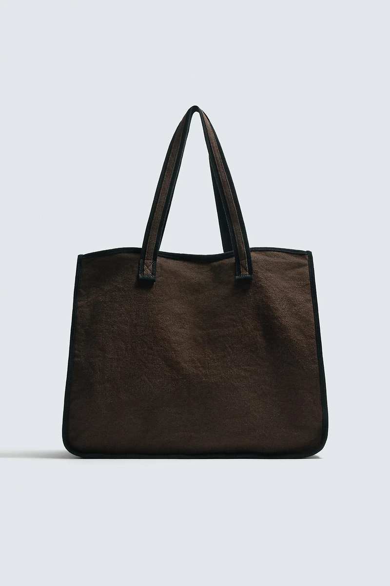 FABRIC SHOPPER BAG
