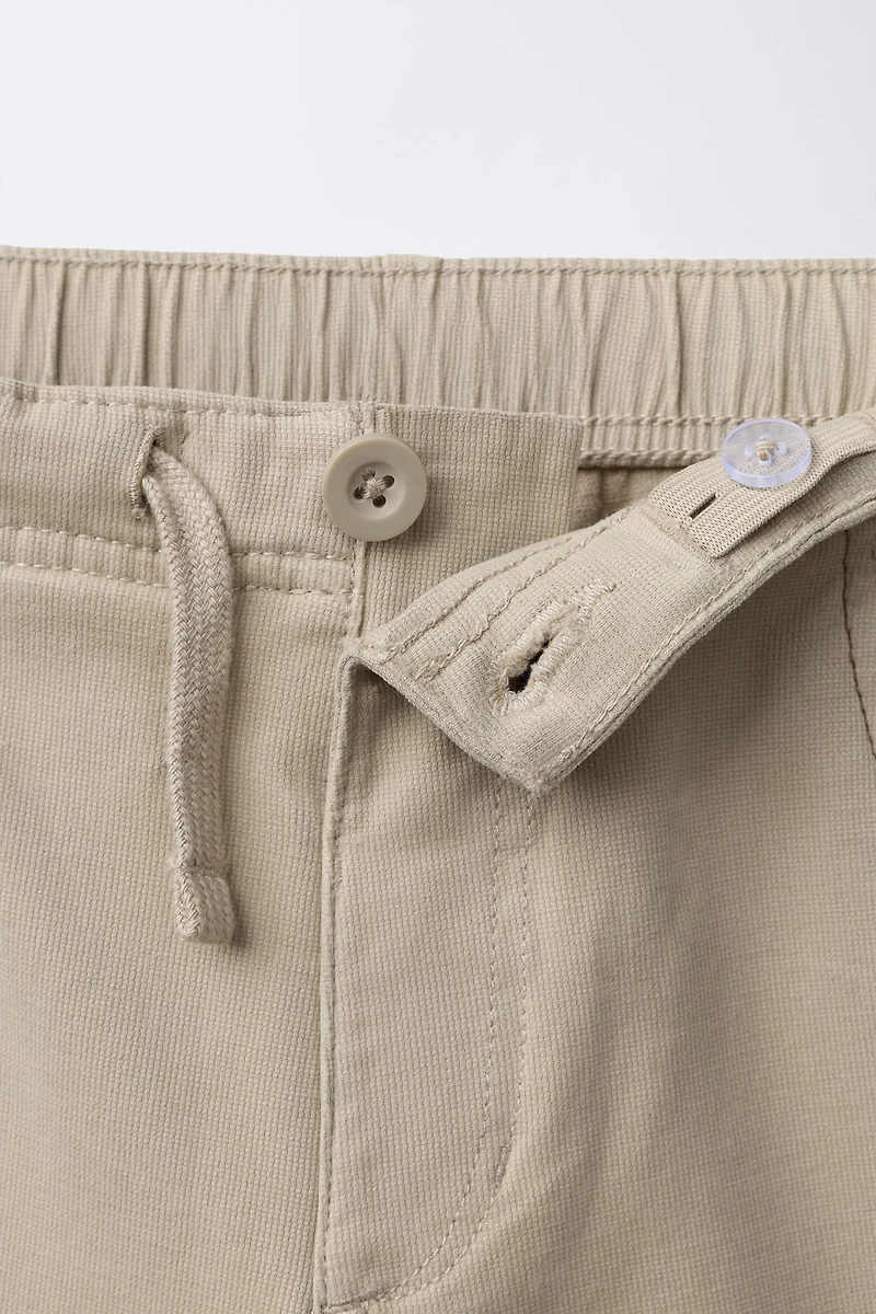 SOFT TOPSTITCHED PANTS