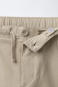 SOFT TOPSTITCHED PANTS